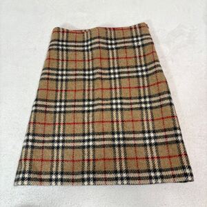 ☆美品☆ BURBERRY LONDON ウール素材　ノバチェック　スカート　 バーバリーロンドン