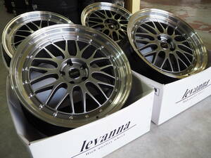 深リム メッシュ ビックキャリパー対応 levanna V10-EX 20inch 8.5J+35 9.5J+38 5H114.3 アルファード ヴェルファイア クラウン マークX