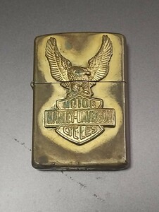 1993年 ZIPPO ビンテージ ジッポー オイルライター ハーレーダビッドソン ビックメタル 