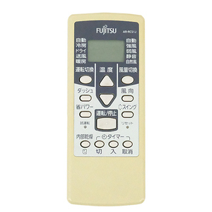 【中古】【ゆうパケット対応】FUJITSU エアコンリモコン AR-RCS1J [管理:1150030203]