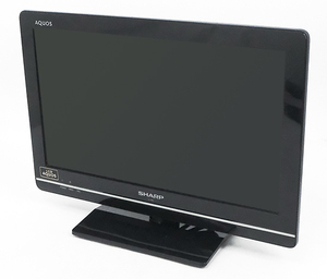 【中古】SHARP 19V型 LED液晶テレビ AQUOS LC-19K7-B リモコンなし [管理:1150006654]