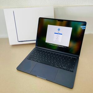 美品　動作良好　バッテリー100％ MacBookAir 13インチ M3 24GB 512GB　ミッドナイト　 付属品完備 C1219 80サイズ発送　限定保証あり