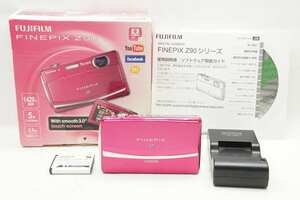 【適格請求書発行】美品 FUJIFILM フジフィルム FinePix Z90 コンパクトデジタルカメラ ピンク 元箱付【アルプスカメラ】241012l