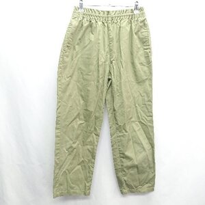 ◇ Θ Dickies ディッキーズ ストレートパンツ サイズL カーキ レディース E