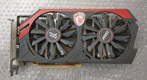 【中古パーツ】MSI NVIDIA GeForce GTX 770 4G グラフィックボード/ビデオカード PCI-E HDMI/DVI/DP■BK594-3