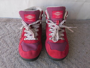 ★MERRELL　 EAGLE ORIGINS 　ハイキング シューズ　　赤　紫　 US 5.5 　UK 3　 EUR 35.5　　美品