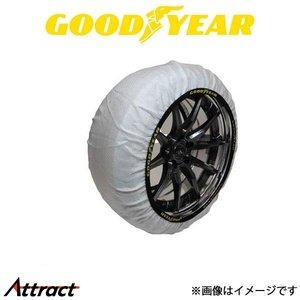 グッドイヤー スノーソックス スーパータイプ ホワイト Lサイズ 16インチ GOODYEAR チェーン規制対応