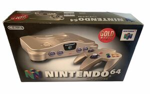 美品　ニンテンドー64 本体　ゴールド　Nintendo64