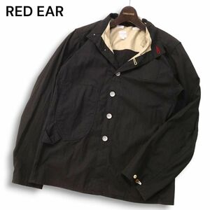 RED EAR レッドイヤー ポールスミス 通年 スタンドカラー★ ワーク ブルゾン ジャケット Sz.M　メンズ 黒 日本製　I4T02426_8#O