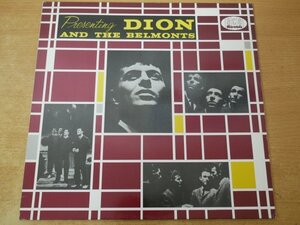 K5-166＜LP/MONO/美盤＞Dion And The Belmonts / Presenting Dion And The Belmonts