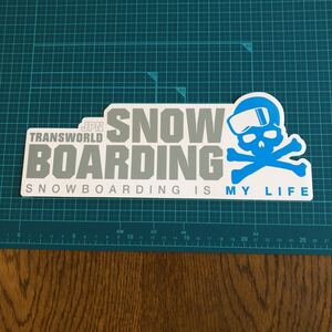 ステッカー TRANSWORLD SNOWBOARDING（トランスワールド スノーボーディング）汚れあり