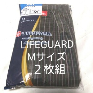 ④【LIFE GUARD】ライフガード　メンズ　トランクス　★Mサイズ★２枚組　