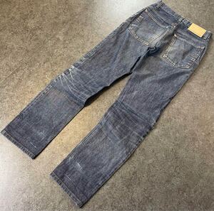 正規品 YSL YVES SAINT LAURENT JEANS イヴサンローラン デニムパンツ ジーンズ ジーパン スリム ストレート ボタンフライ YP00-094