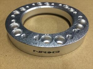 NRG 1/2inchスペーサー 銀 ショートハブ モモナルディー変換 MOMO NARDY USDM 正規輸入品