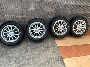 1円スタート BRIDGESTONE BLIZZAK VRX 19年43週製造 155/65R14 ブリザック ★バリ山★　N-BOX タント ワゴンR ★軽自動車に★