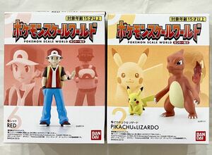 【送料無料】ポケモンスケールワールド カントー地方 レッド カントー地方 ピカチュウ＆リザード 計2箱セット（フィギュア3体）