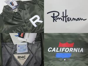 ロンハーマン RHC 激レアコラボ！ Champion Caoch Jacket 新品未使用！チャンピオン Ron Herman khaki 人気カラー！