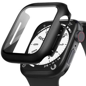 Apple Watch ケース 45mm PC素材 強化ガラス 超薄型 全面保護