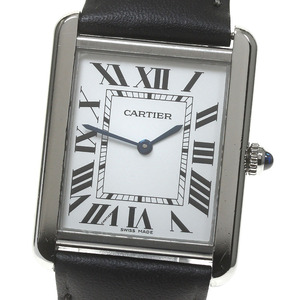 カルティエ CARTIER WSTA0028 タンクソロ LM クォーツ メンズ _845750