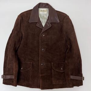 テンダーロイン レザージャケット WB ブラウン サイズ L tenderloin LEATHER JKT WB BROWN size L 15aw 新品 未使用保管品