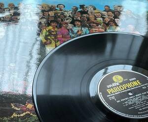 レア！ STEREO UK初盤 Yellow Parlophone 「Beatles - Sgt. Pepper