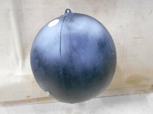 26-516 未使用品 小型船舶用 黒色球形形象物 黒球 黑玉 直径約30cm 風船タイプ JCI承認品 法定備品、船検等