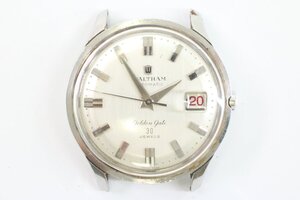 【不動品】WALTHAM ウォルサム Golden Gate ゴールデンゲート 30石 自動巻き デイト フェイスのみ メンズ 腕時計 3904-HA