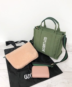 「Guy Laroche」 トートバッグ FREE カーキ レディース