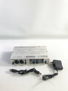 S5953○Roland ローランド EDIROL AUDIO Capture USBオーディオインターフェース UA-5 アダプター LCP-09000500A 通電OK 240611