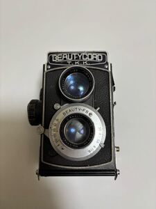 【希少】BEAUTYCORD T.K.K. ビューティコード 太陽堂光機 80mm F3.5 二眼レフカメラ 二眼レフ フィルムカメラ 1:3.5 f 昭和レトロ