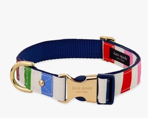 日本未発売♪　US限定!!　kate spade Adventure Stripe Collar S/M　 K237348　ロサンゼルスから最新本物をお届け!!