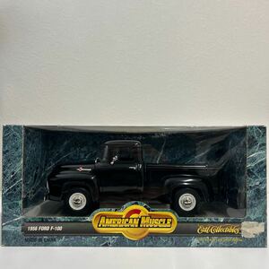 ERTL AMERICAN MUSCLE 1/18 FORD F-100 1956 Black アーテル アメリカンマッスル フォード ピックアップトラック ミニカー モデルカー