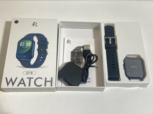 未使用 新品 スマートウォッチ SMART WATCH SLUB Q18 GloryFit ブラック 0831