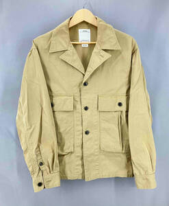 ★ visvim ビズヴィム 0120105011013 DOMAINE SHIRTS 長袖ジャケット 薄手 日本製 サイズ1(S) ベージュ 通年