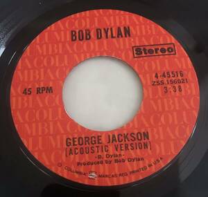 ■米オリジナル■BOB DYLAN ■George Jackson (Acoustic Version / Big Band Version ) ■7” / 7inch Single / 45rpm / US Original / ボ