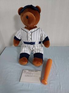 ●NORTH AMERICAN ノースアメリカンベア BASEBALL BOY ベースボールボーイ ぬいぐるみ●Bearb Ruth　