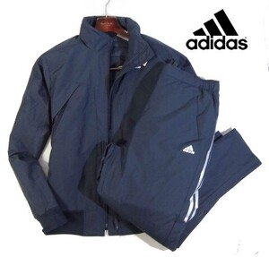 L水12749新品▼ メーカ価格25,300円 adidas アディダス 中綿入り 上下セット 【L】ジャケット 中綿パンツ 軽量 防寒 撥水加工 セットアップ