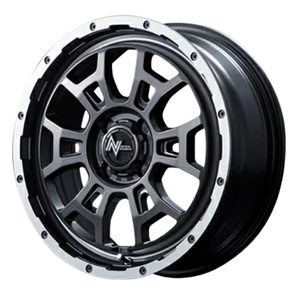 YOKOHAMA BluEarth-RV RV03CK 175/60R16 NITRO POWER H6 SLUG セミグロスガンメタ/フランジDC 16インチ 6J+40 4H-100 4本セット