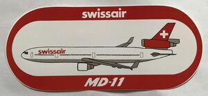swissair MD-11ステッカー