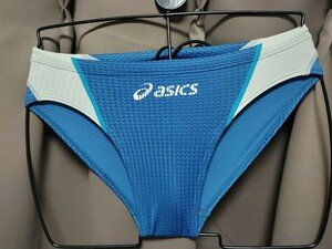 asics 競パン ハイドロ？モデル Sサイズ AMA344 競泳水着　ブルー