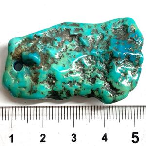 ソ付!!1円〜!!◯天然トルコ石65.843ct◯n 43.4×28.0mm ルース 裸石 turquoise ターコイズ 宝石 テDE0 DC3/DC3 ◎w5 90