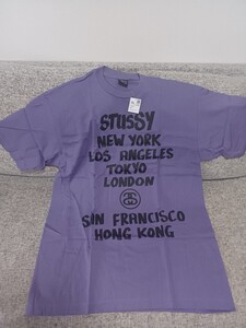 1円　STUSSY　 Tシャツ　サイズL　黒タグ　オールドステューシー　oldstussy　タグ付き　レア　希少　新品未使用