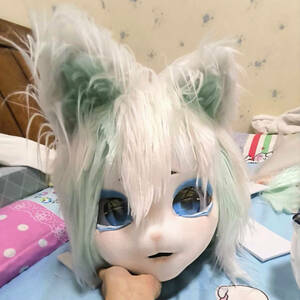 　#キグルミ#着ぐるみ#きぐるみ #kigurumi 　カスタムヘッド #マスク #コスプレ#ファースーツ#fursuit#コスチューム　一点物