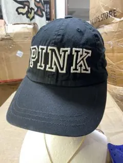 [0] PINK VICTORIAS SECRET BLACK HAT