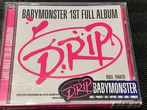 BABYMONSTER 1st FULL ALBUM DRIP ★JEWEL CASE Ver. 韓国盤　★トレカ付き　ベビモン