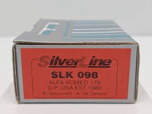 PN24A◆TAMEO Sliver Line 1/43 タメオ SLK 098 アルファロメオ AlfaRomeo 179 東 アメリカ USA EAST GP 1980 マルボロ Marlboro 未組立