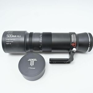 TTArtisan 500mm f/6.3 Telephoto Gマウント 富士フイルムGFX レンズ