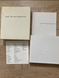 ☆安い☆GLAY グレイトバケーション2. 3CD&2DVD