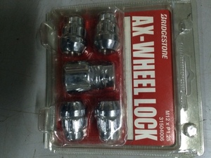 未使用 BRIDGESTONE AX-WHEEL LOCK NUTS 袋タイプ M12x1.25 31504006ブリヂストンロックナット NISSAN SUBARU SUZUKIニッサンスバルスズキ