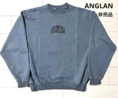 【美品】 ANGLAN sweat sweatshirt used blue